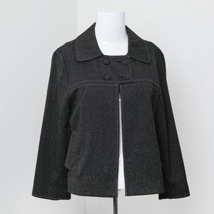 Willi Smith Jacket with same fabric buttons